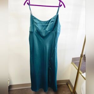 Green Slip Dress